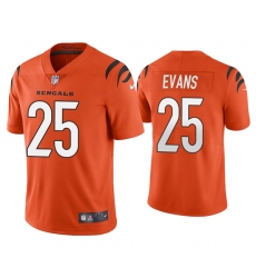 Men Cincinnati Bengals 25 Chris Evans 2021 Orange Vapor Untouchable Limited Stitched Jersey Men Cincinnati Bengals 25 Chris Evans 2021 Orange Vapor Untouchable Limited Stitched Jersey