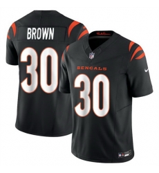 Men Cincinnati Bengals 30 Chase Brown Black 2024 F U S E Vapor Untouchable Limited Stitched Jersey Men Cincinnati Bengals 30 Chase Brown Black 2024 F U S E Vapor Untouchable Limited Stitched Jersey
