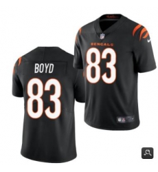 Men Cincinnati Bengals #83 Tyler Boyd 2021 Black Vapor Untouchable Limited Stitched NFL Jersey Men Cincinnati Bengals #83 Tyler Boyd 2021 Black Vapor Untouchable Limited Stitched NFL Jersey