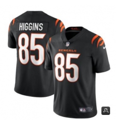 Men Cincinnati Bengals #85 Tee Higgins 2021 Black Vapor Untouchable Limited Stitched NFL Jersey Men Cincinnati Bengals #85 Tee Higgins 2021 Black Vapor Untouchable Limited Stitched NFL Jersey