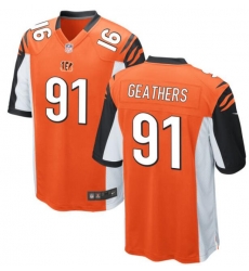 Men Nike Cincinnati Bengals #91 Robert Geathers Orange Untouchable Vapor Limited jersey Men Nike Cincinnati Bengals #91 Robert Geathers Orange Untouchable Vapor Limited jersey