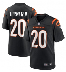 Men Nike DJ Turner #20 Black Cincinnati Bengals Team F U S E Stitched NFL Jersey Men Nike DJ Turner #20 Black Cincinnati Bengals Team F U S E Stitched NFL Jersey