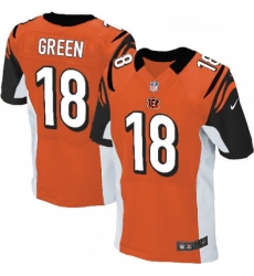 Mens Nike Cincinnati Bengals 18 AJ Green Elite Orange Alternate NFL Jersey Mens Nike Cincinnati Bengals 18 AJ Green Elite Orange Alternate NFL Jersey