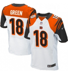 Mens Nike Cincinnati Bengals 18 AJ Green Elite White NFL Jersey Mens Nike Cincinnati Bengals 18 AJ Green Elite White NFL Jersey