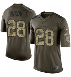 Mens Nike Cincinnati Bengals 28 Joe Mixon Limited Green Salute to Service NFL Jersey Mens Nike Cincinnati Bengals 28 Joe Mixon Limited Green Salute to Service NFL Jersey