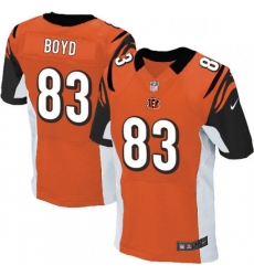 Mens Nike Cincinnati Bengals 83 Tyler Boyd Elite Orange Alternate NFL Jersey Mens Nike Cincinnati Bengals 83 Tyler Boyd Elite Orange Alternate NFL Jersey