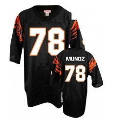 Mitchell and Ness Cincinnati Bengals 78 Anthony Munoz Black Authentic Throwback NFL Jersey Mitchell and Ness Cincinnati Bengals 78 Anthony Munoz Black Authentic Throwback NFL Jersey