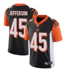 Nike Bengals 45 Malik Jefferson Black Vapor Untouchable Limited Jersey Nike Bengals 45 Malik Jefferson Black Vapor Untouchable Limited Jersey