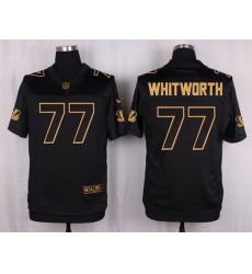 Nike Bengals #77 Andrew Whitworth Black Mens Stitched NFL Elite Pro Line Gold Collection Jersey Nike Bengals #77 Andrew Whitworth Black Mens Stitched NFL Elite Pro Line Gold Collection Jersey