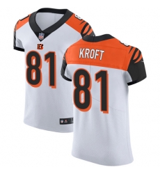 Nike Bengals #81 Tyler Kroft White Mens Stitched NFL Vapor Untouchable Elite Jersey Nike Bengals #81 Tyler Kroft White Mens Stitched NFL Vapor Untouchable Elite Jersey