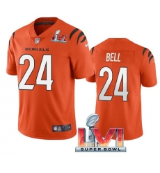 Nike Cincinati Bengals 24 Vonn Bell Orange 2022 Super Bowl LVI Vapor Limited Jersey Nike Cincinati Bengals 24 Vonn Bell Orange 2022 Super Bowl LVI Vapor Limited Jersey
