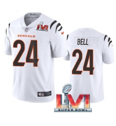 Nike Cincinati Bengals 24 Vonn Bell White 2022 Super Bowl LVI Vapor Limited Jersey Nike Cincinati Bengals 24 Vonn Bell White 2022 Super Bowl LVI Vapor Limited Jersey