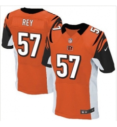 Nike Cincinnati Bengals #57 Vincent Rey Orange Alternate Mens Stitched NFL Elite Jersey Nike Cincinnati Bengals #57 Vincent Rey Orange Alternate Mens Stitched NFL Elite Jersey