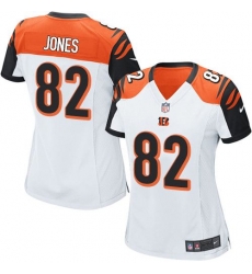 Nike Bengals #82 Marvin Jones White Womens Stitched NFL Elite Jersey Nike Bengals #82 Marvin Jones White Womens Stitched NFL Elite Jersey