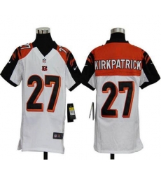 Nike Bengals #27 Dre Kirkpatrick White Youth Stitched NFL Elite Jersey Nike Bengals #27 Dre Kirkpatrick White Youth Stitched NFL Elite Jersey