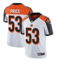 Nike Bengals 53 Billy Price White Youth Vapor Untouchable Limited Jersey Nike Bengals 53 Billy Price White Youth Vapor Untouchable Limited Jersey