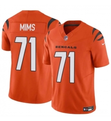Youth Cincinnati Bengals 71 Amarius Mims Orange 2024 Draft F U S E Vapor Untouchable Limited Stitched Jersey Youth Cincinnati Bengals 71 Amarius Mims Orange 2024 Draft F U S E Vapor Untouchable Limited Stitched Jersey