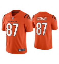 Youth Cincinnati Bengals 87 C J Uzomah Orange Vapor Untouchable Limited Stitched Jersey Youth Cincinnati Bengals 87 C J Uzomah Orange Vapor Untouchable Limited Stitched Jersey