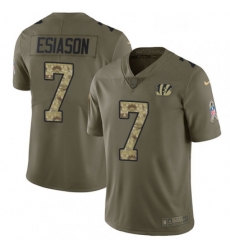 Youth Nike Cincinnati Bengals 7 Boomer Esiason Limited OliveCamo 2017 Salute to Service NFL Jersey Youth Nike Cincinnati Bengals 7 Boomer Esiason Limited OliveCamo 2017 Salute to Service NFL Jersey