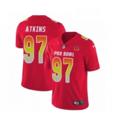 Youth Nike Cincinnati Bengals 97 Geno Atkins Limited Red AFC 2019 Pro Bowl NFL Jersey Youth Nike Cincinnati Bengals 97 Geno Atkins Limited Red AFC 2019 Pro Bowl NFL Jersey