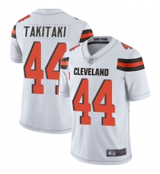 Browns 44 Sione Takitaki White Men Stitched Football Vapor Untouchable Limited Jersey Browns 44 Sione Takitaki White Men Stitched Football Vapor Untouchable Limited Jersey