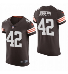 Cleveland Browns 42 Karl Joseph Nike Men Brwon Team Color Men Stitched NFL 2020 Vapor Untouchable Elite Jersey Cleveland Browns 42 Karl Joseph Nike Men Brwon Team Color Men Stitched NFL 2020 Vapor Untouchable Elite Jersey