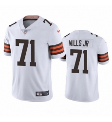 Cleveland Browns 71 Jedrick Wills Men Nike White 2020 NFL Draft Vapor Limited Jersey Cleveland Browns 71 Jedrick Wills Men Nike White 2020 NFL Draft Vapor Limited Jersey