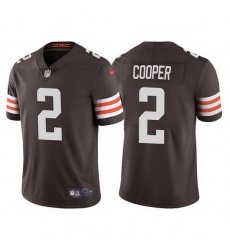 Men Cleveland Browns 2 Amari Cooper Brown Vapor Untouchable Limited Stitched jersey Men Cleveland Browns 2 Amari Cooper Brown Vapor Untouchable Limited Stitched jersey