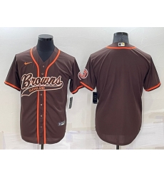 Men Cleveland Browns Blank Brown Stitched Jersey Men Cleveland Browns Blank Brown Stitched Jersey