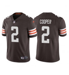 Men's Cleveland Browns #2 Amari Cooper Brown Vapor Untouchable Limited Stitched Jersey Men's Cleveland Browns #2 Amari Cooper Brown Vapor Untouchable Limited Stitched Jersey