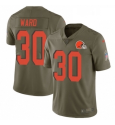 Mens Nike Cleveland Browns 30 Denzel Ward Limited Olive 2017 Salute to Service NFL Jersey Mens Nike Cleveland Browns 30 Denzel Ward Limited Olive 2017 Salute to Service NFL Jersey