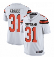 Mens Nike Cleveland Browns 31 Nick Chubb White Vapor Untouchable Limited Player NFL Jersey Mens Nike Cleveland Browns 31 Nick Chubb White Vapor Untouchable Limited Player NFL Jersey