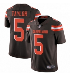 Mens Nike Cleveland Browns 5 Tyrod Taylor Brown Team Color Vapor Untouchable Limited Player NFL Jersey Mens Nike Cleveland Browns 5 Tyrod Taylor Brown Team Color Vapor Untouchable Limited Player NFL Jersey
