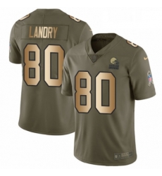 Mens Nike Cleveland Browns 80 Jarvis Landry Limited OliveGold 2017 Salute to Service NFL Jersey Mens Nike Cleveland Browns 80 Jarvis Landry Limited OliveGold 2017 Salute to Service NFL Jersey