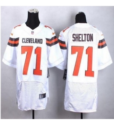 New Cleveland Browns #71 Danny Shelton White Men Stitched NFL New Elite Jersey New Cleveland Browns #71 Danny Shelton White Men Stitched NFL New Elite Jersey