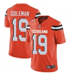 Nike Browns #19 Corey Coleman Orange Alternate Mens Stitched NFL Vapor Untouchable Limited Jersey Nike Browns #19 Corey Coleman Orange Alternate Mens Stitched NFL Vapor Untouchable Limited Jersey