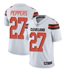 Nike Browns #27 Jabrill Peppers White Mens Stitched NFL Vapor Untouchable Limited Jersey Nike Browns #27 Jabrill Peppers White Mens Stitched NFL Vapor Untouchable Limited Jersey