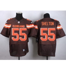 Nike Browns #55 Danny Shelton Brown Team Color Men Stitched NFL New Elite Jersey Nike Browns #55 Danny Shelton Brown Team Color Men Stitched NFL New Elite Jersey
