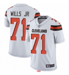Nike Browns 71 Jedrick Wills JR White Men Stitched NFL Vapor Untouchable Limited Jersey Nike Browns 71 Jedrick Wills JR White Men Stitched NFL Vapor Untouchable Limited Jersey