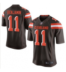 Nike Cleveland Browns #11 Travis Benjamin Brown Team Color Mens Stitched NFL New Elite jersey Nike Cleveland Browns #11 Travis Benjamin Brown Team Color Mens Stitched NFL New Elite jersey