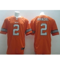 Nike Cleveland Browns 2 Johnny Manziel Orange Elite NFL Jersey Nike Cleveland Browns 2 Johnny Manziel Orange Elite NFL Jersey