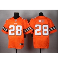 Nike Cleveland Browns 28 Terrance West orange Elite NFL Jersey Nike Cleveland Browns 28 Terrance West orange Elite NFL Jersey