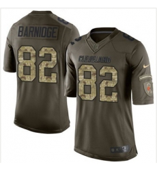 Nike Cleveland Browns #82 Gary Barnidge Green Men 27s Stitched NFL Limited Salute to Service Jersey Nike Cleveland Browns #82 Gary Barnidge Green Men 27s Stitched NFL Limited Salute to Service Jersey