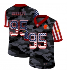 Nike Cleveland Browns 95 Myles Garrett Camo 2020 USA Flag Salute To Service Limited Jersey Nike Cleveland Browns 95 Myles Garrett Camo 2020 USA Flag Salute To Service Limited Jersey