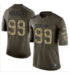 Nike Cleveland Browns #99 Paul Kruger Green Men 27s Stitched NFL Limited Salute to Service Jersey Nike Cleveland Browns #99 Paul Kruger Green Men 27s Stitched NFL Limited Salute to Service Jersey