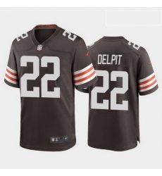 men grant delpit cleveland browns brown game jersey men grant delpit cleveland browns brown game jersey