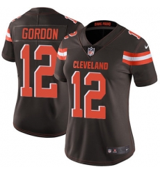 Nike Browns #12 Josh Gordon Brown Team Color Womens Stitched NFL Vapor Untouchable Limited Jersey Nike Browns #12 Josh Gordon Brown Team Color Womens Stitched NFL Vapor Untouchable Limited Jersey