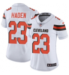 Nike Browns #23 Joe Haden White Womens Stitched NFL Vapor Untouchable Limited Jersey Nike Browns #23 Joe Haden White Womens Stitched NFL Vapor Untouchable Limited Jersey