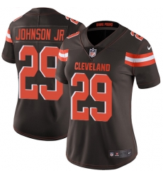Nike Browns #29 Duke Johnson Jr Brown Team Color Womens Stitched NFL Vapor Untouchable Limited Jersey Nike Browns #29 Duke Johnson Jr Brown Team Color Womens Stitched NFL Vapor Untouchable Limited Jersey