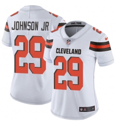 Nike Browns #29 Duke Johnson Jr White Womens Stitched NFL Vapor Untouchable Limited Jersey Nike Browns #29 Duke Johnson Jr White Womens Stitched NFL Vapor Untouchable Limited Jersey